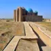 Entdecke Kasachstan - Blick auf das Mausoleum von Hodscha Ahmad Yasawi im kasachischen Türkistan