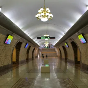 Entdecke Kasachstan - Metro Station Almaly in Almaty